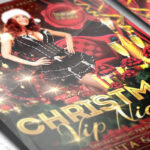 Vip Christmas Night - Premium Flyer Template + Facebook Cover