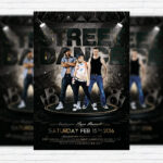 Street Dance - Premium Flyer Template + Facebook Cover