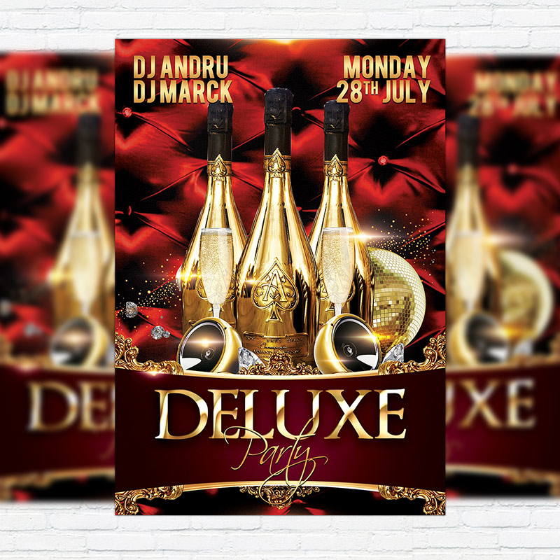 1-101.jpg Deluxe Party - Premium Flyer Template + Facebook Cover - Image 1
