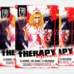 Therapy Nightmares - Premium Flyer Template + Facebook Cover