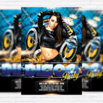 Disco Party - Free Club and Party Flyer PSD Template