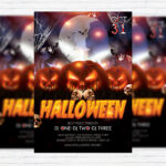 Halloween - Premium Flyer Template + Facebook Cover