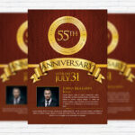 Church Anniversary - Premium Flyer Template + Facebook Cover