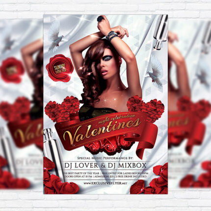 Vip Christmas Night - Premium Flyer Template + Facebook Cover