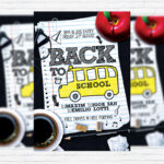 Back To School Vol.4 - Premium Flyer Template + Facebook Cover