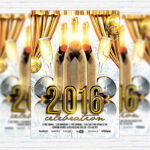 2016 Party - Premium Flyer Template + Facebook Cover