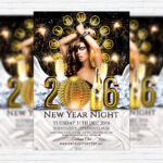 2016 New Year Night - Premium Flyer Template + Facebook Cover