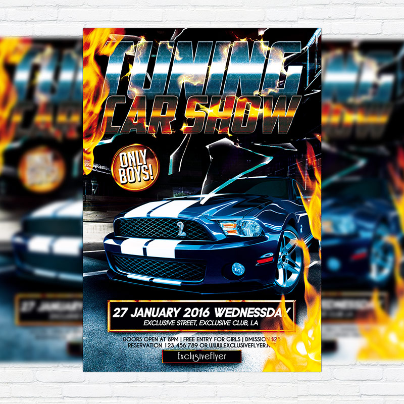 1-5.jpg Merry Christmas - Premium Flyer Template + Facebook Cover