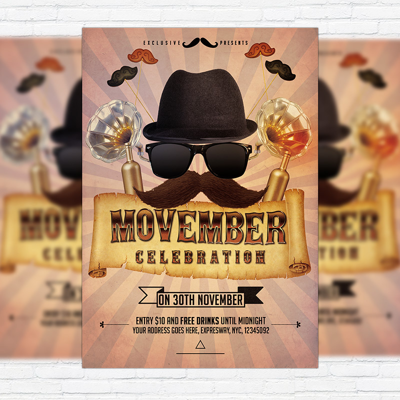 1-51.jpg Movember Celebration - Premium Flyer Template + Facebook Cover - Image 1