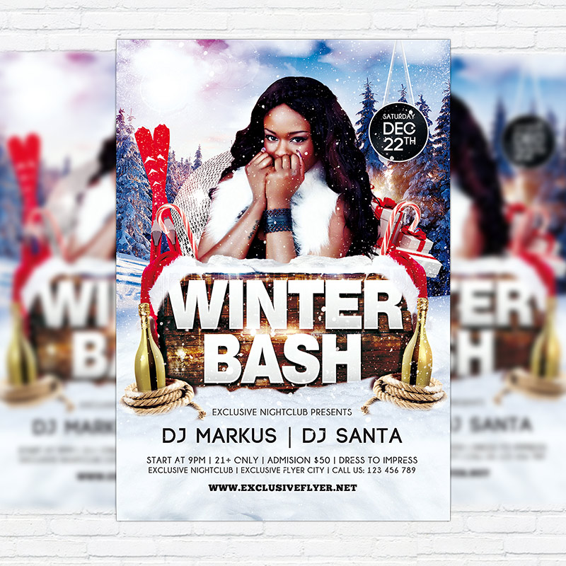 1-54.jpg Winter Bash - Premium Flyer Template + Facebook Cover - Image 1