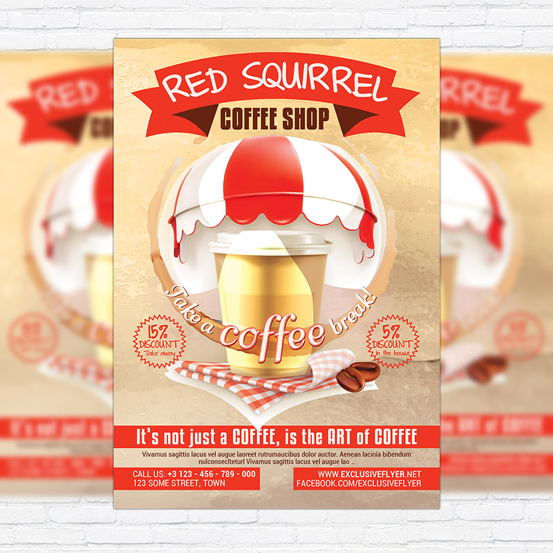 1-61.jpg Coffee Shop - Premium Flyer Template - Image 1
