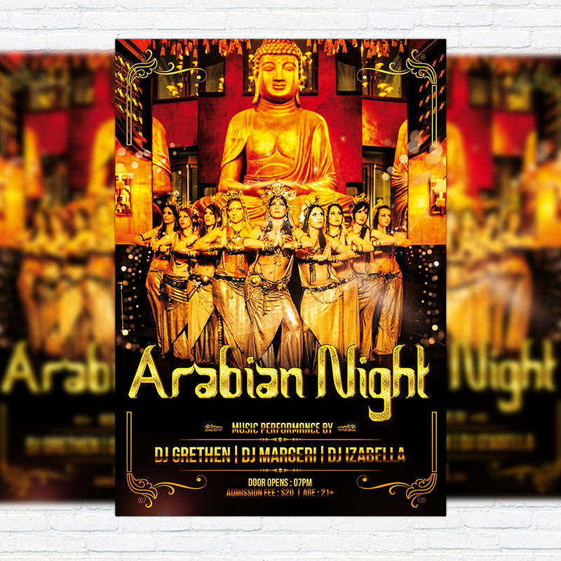1-63.jpg Arabian Night - Premium Flyer Template + Facebook Cover - Image 1