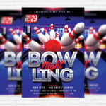 Bowling - Premium Flyer Template + Facebook Cover