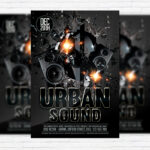 Urban Sound - Premium Flyer Template + Facebook Cover