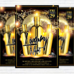 Luxury Night - Premium Flyer Template + Facebook Cover