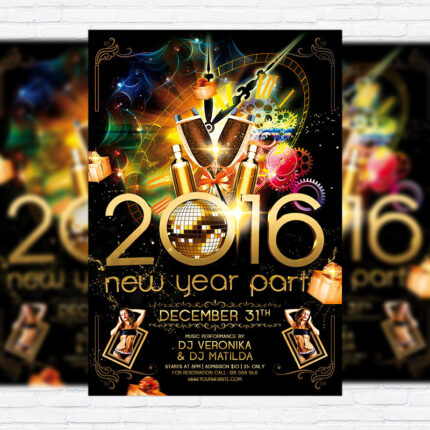 Christmas - Premium Flyer Template + Facebook Cover