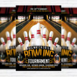 Bowling Tournament - Premium PSD Flyer Template