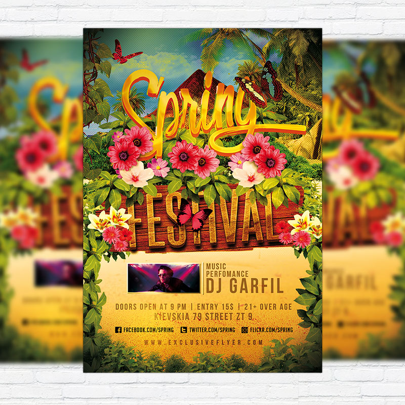 111-150.jpg Spring Festival - Premium PSD Flyer Template - Image 1