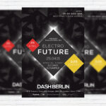 Electro Future - Premium Flyer Template + Facebook Cover