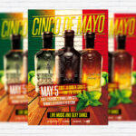 Cinco de Mayo - Premium Flyer Template + Facebook Cover