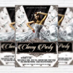 Classy Party - Premium Flyer Template + Facebook Cover