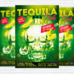 Tequila Bash - Premium Flyer Template + Facebook Cover