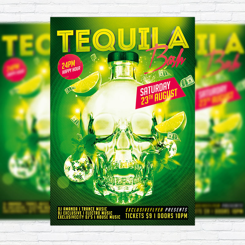 111-207.jpg Tequila Bash - Premium Flyer Template + Facebook Cover - Image 1