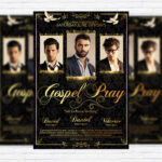 Gospel Pray - Premium Flyer Template + Facebook Cover