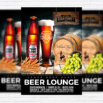 Beer Lounge - Premium Flyer Template + Facebook Cover