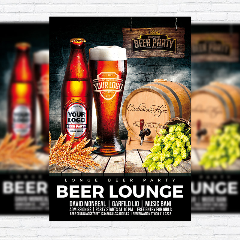 111-226.jpg Beer Lounge - Premium Flyer Template + Facebook Cover - Image 1