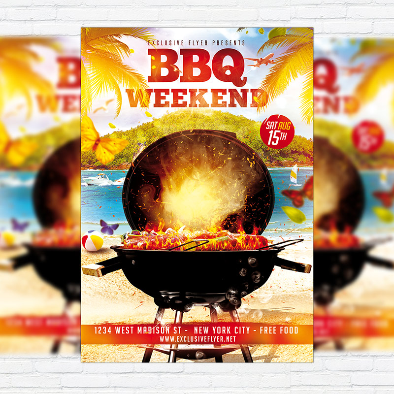 111-250.jpg BBQ Weekend - Premium Flyer Template + Facebook Cover - Image 1