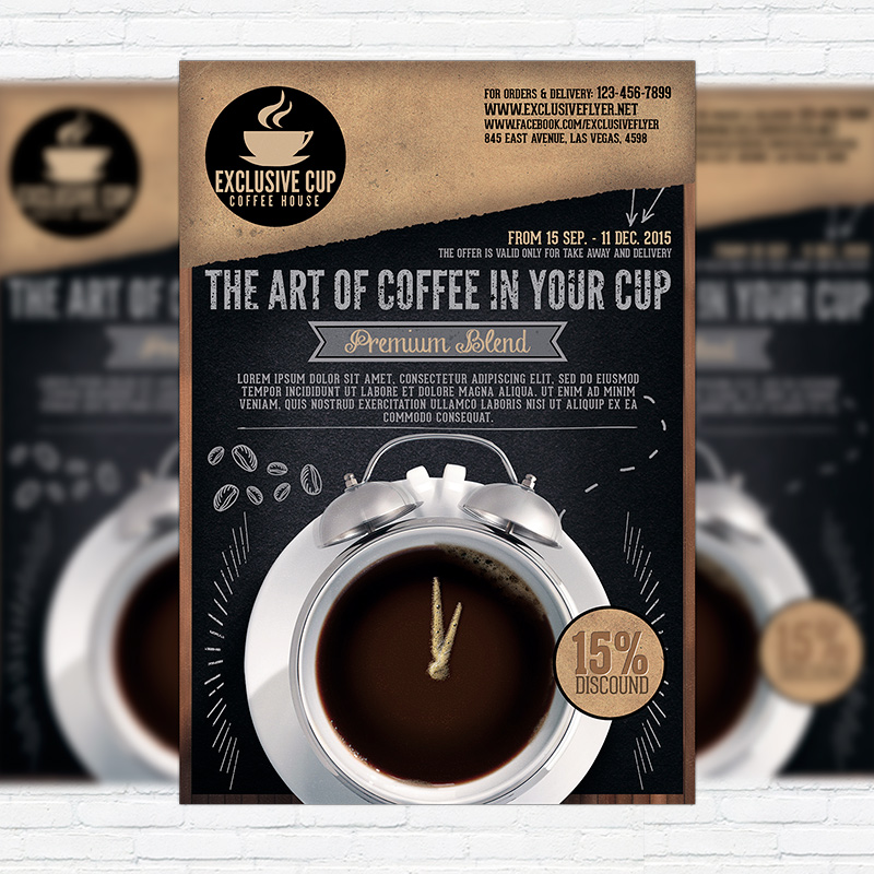 111-368.jpg Coffee Shop - Premium Business Flyer PSD Template - Image 1