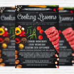 Cooking Lessons - Premium Business Flyer PSD Template
