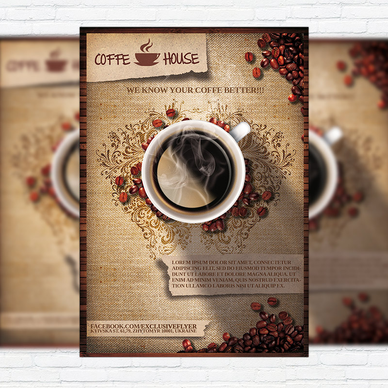 111-376.jpg Coffee Shop Vol.2 - Premium Business Flyer PSD Template - Image 1