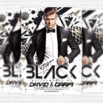 Black Night - Premium Flyer Template + Facebook Cover