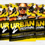 Urban Festival - Premium Flyer Template + Facebook Cover