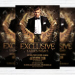 Exclusive Ladies Night - Premium Flyer Template + Facebook Cover