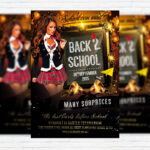 Back To School Vol.2 - Premium Flyer Template + Facebook Cover