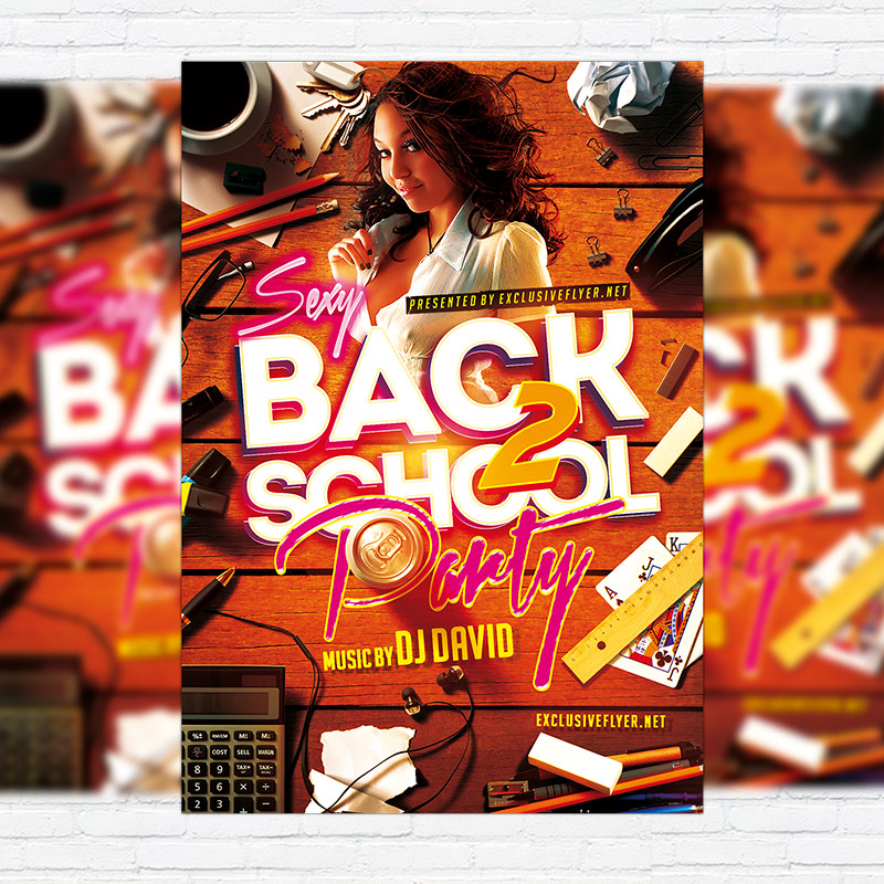 111-407.jpg Sexy Back To School Party - Premium Flyer Template + Facebook Cover - Image 1
