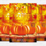 Autumn/Fall Festival - Premium Flyer Template + Facebook Cover