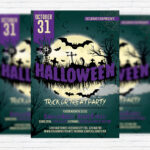 Halloween Vol.2 - Premium Flyer Template + Facebook Cover