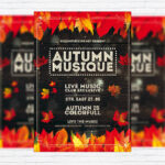 Autumn Musique – Premium Flyer Template + Facebook Cover