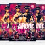 Dj Amure Night - Premium PSD Flyer Template