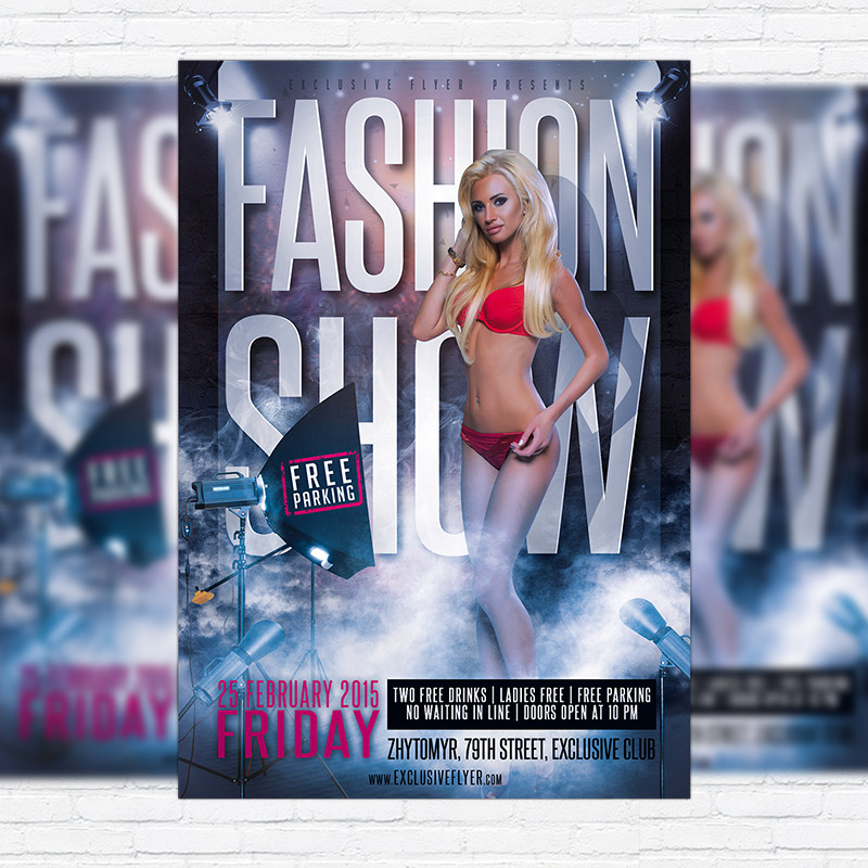 111-91.jpg Fashion Show - Premium PSD Flyer Template - Image 1