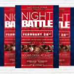 Night Battle - Premium PSD Flyer Template