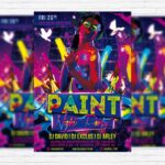 Paint Night Party - Premium PSD Flyer Template