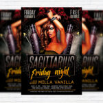 Sagittarius Friday Night - Premium PSD Flyer Template