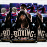Boxing Tournament - Premium PSD Flyer Template
