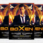 Special Guest Dj Boxen - Premium PSD Flyer Template