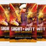 Night of Duty - Premium PSD Flyer Template
